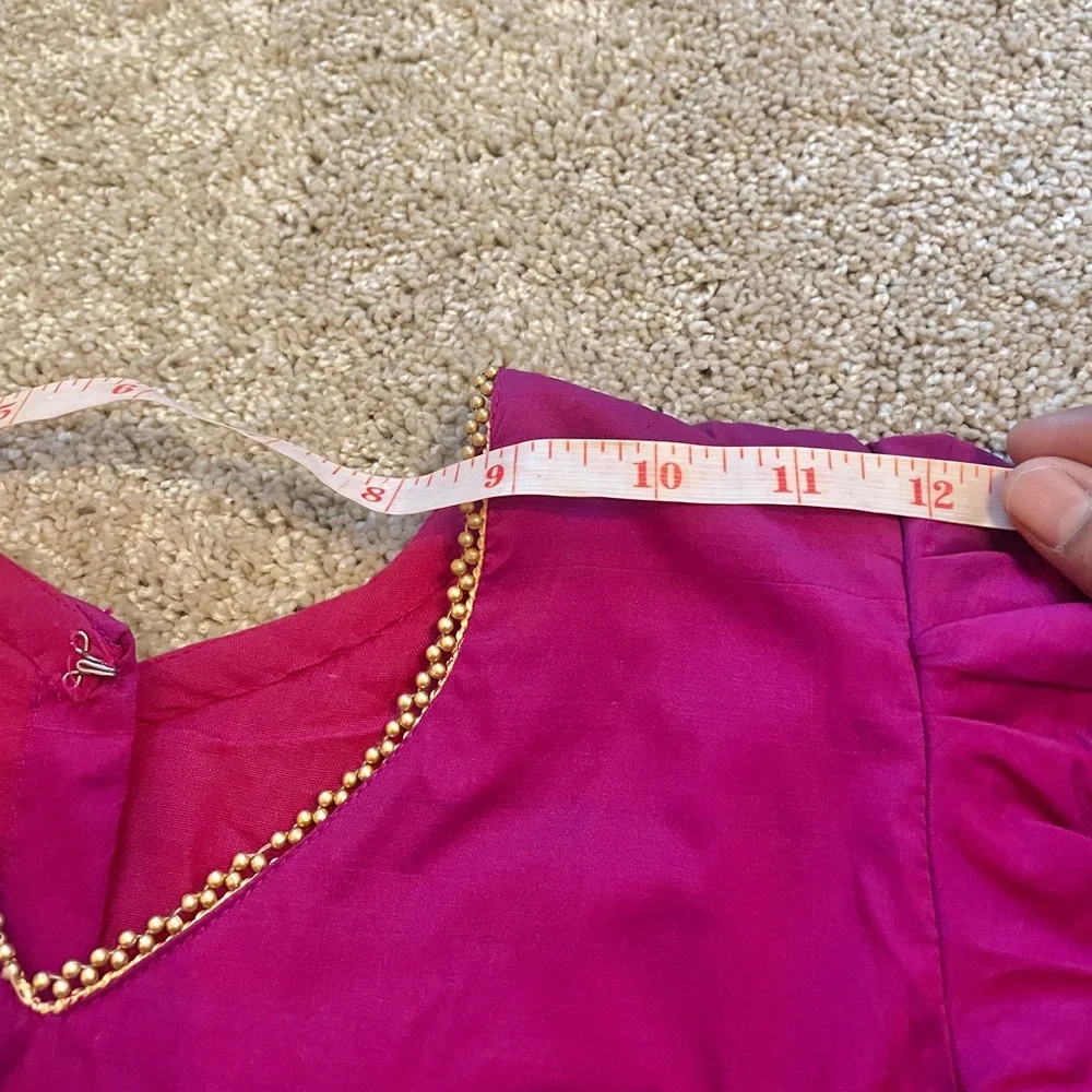Kids kancheevaram silk traditional outfit